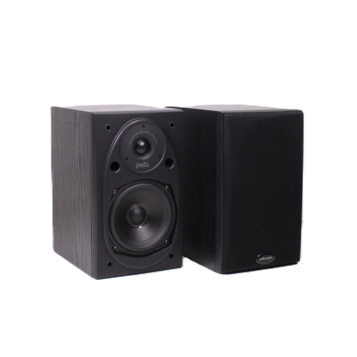 Polk Audio RT25 2-Way Bookshelf Speaker Pair 5.25-Inch Woofers Power Port-Speakers-SpenCertified-vintage-refurbished-electronics