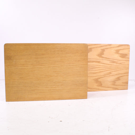 Pair of Vintage Oak Wood Speaker End Panels-Speaker Accessories-SpenCertified-vintage-refurbished-electronics