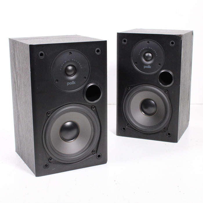 Polk Audio T15 Small 2-Way Bookshelf Speaker Pair-Speakers-SpenCertified-vintage-refurbished-electronics