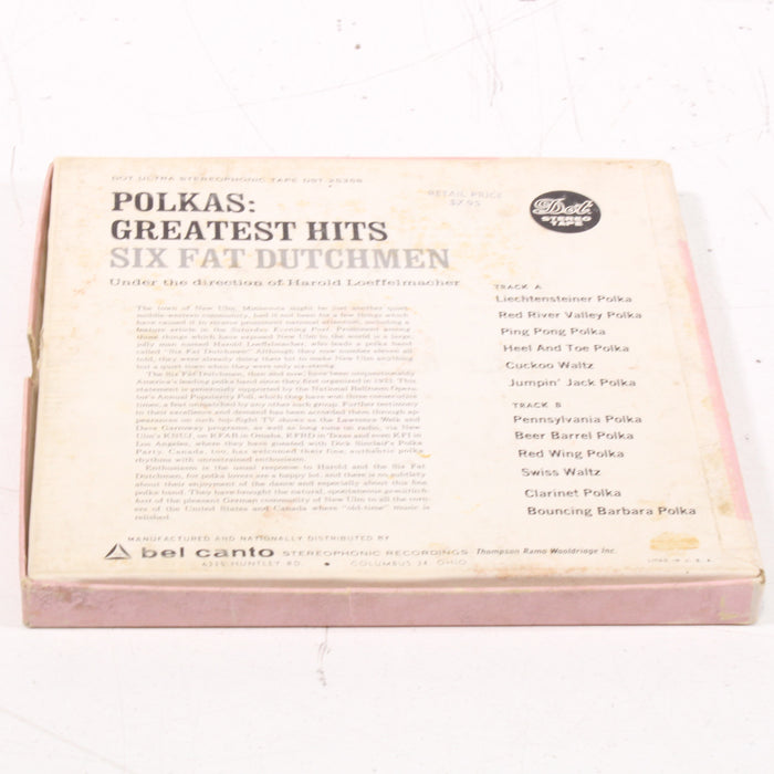 Polkas: Greatest Hits – Six Fat Dutchmen – Reel to Reel Tape 7" 1/4" 7½ IPS – RCA Victor – Vintage Polka Dance Collection-Reel-to-Reel Tape-SpenCertified-vintage-refurbished-electronics