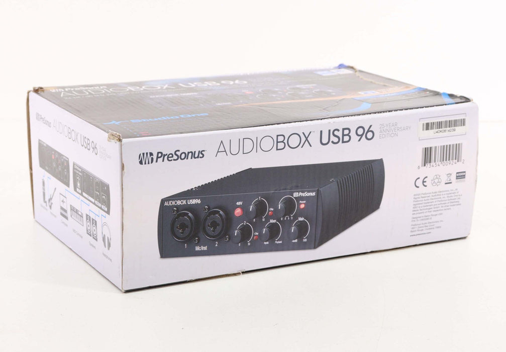 PreSonus AudioBox USB 96 Two-Channel Audio Interface Black (with Original Box)-Music & Sound Recordings-SpenCertified-vintage-refurbished-electronics