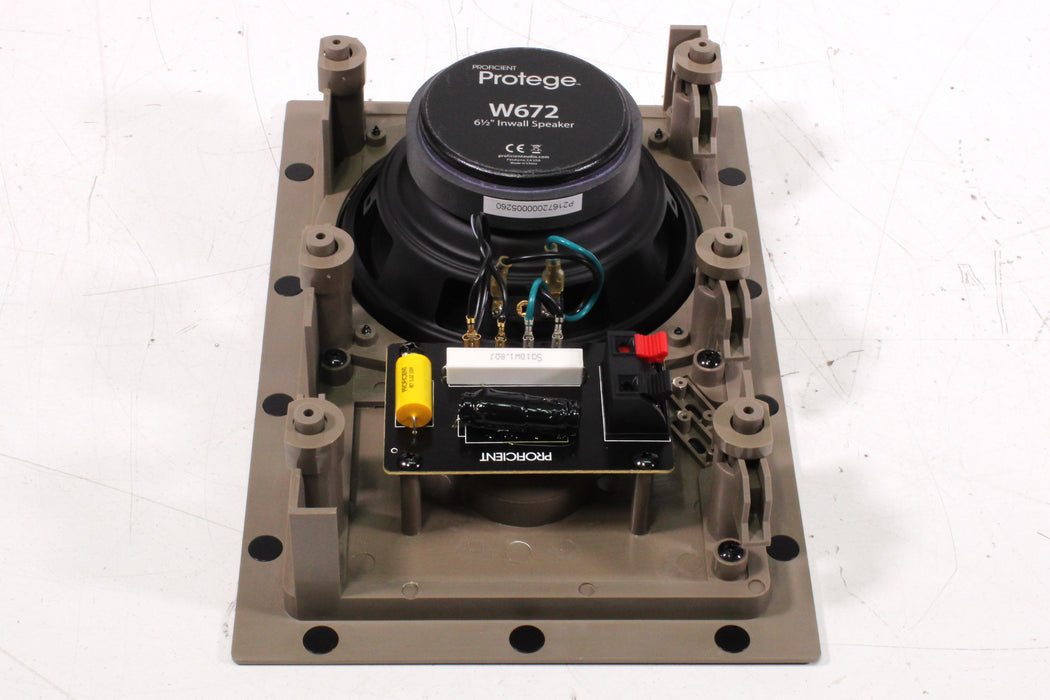 Proficient Protege W672 6 1/2" Inwall Speaker Pair with Original Box-Speakers-SpenCertified-vintage-refurbished-electronics