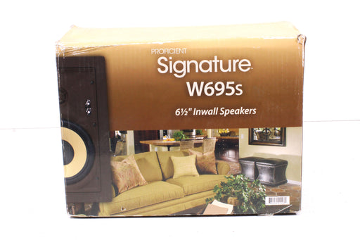 Proficient Signature W695s 6 1/2" Inwall Speaker in Original Box-Speakers-SpenCertified-vintage-refurbished-electronics