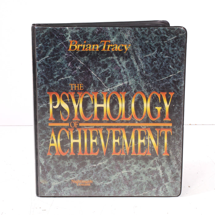 Psychology of Achievement by Brian Tracy 6 Cassette Tapes With Workbook & Case (1987)-Cassette Tapes-SpenCertified-vintage-refurbished-electronics