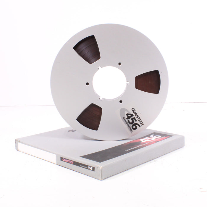 Quantegy 456 10.5" Grand Master Studio Master Audio Tape-Reel-to-Reel Tape-SpenCertified-vintage-refurbished-electronics