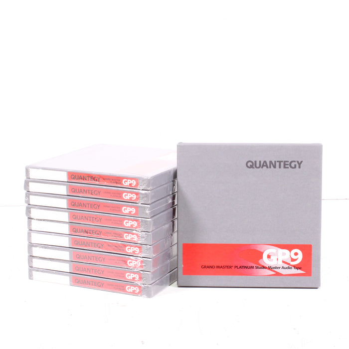 Quantegy GP9 Grand Master Platinum Blank Reel – 7" 1/4" Studio Master Audio Tape – Sealed NOS-Reel-to-Reel Tape-SpenCertified-vintage-refurbished-electronics
