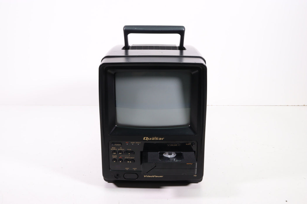 Quasar VV9407 Retro Portable Television VCR Combo-Televisions-SpenCertified-vintage-refurbished-electronics