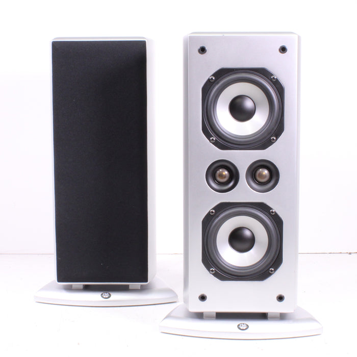 RBH AC-525 3-Way Bookshelf Speaker Pair Silver-Speakers-SpenCertified-vintage-refurbished-electronics
