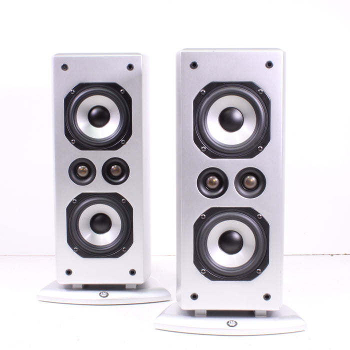 RBH AC-525 3-Way Bookshelf Speaker Pair Silver-Speakers-SpenCertified-vintage-refurbished-electronics