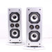 RBH AC-525 3-Way Bookshelf Speaker Pair Silver-Speakers-SpenCertified-vintage-refurbished-electronics