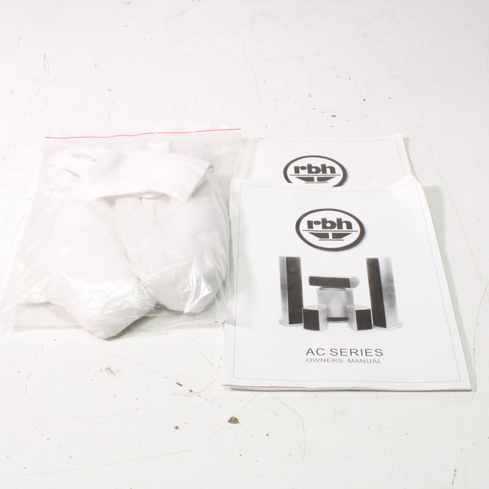 RBH Sound AC-525 3-Way Bookshelf Speaker Pair Silver-Speakers-SpenCertified-vintage-refurbished-electronics