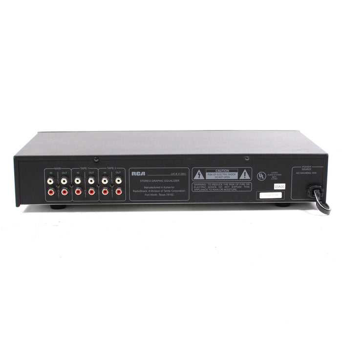 RCA 31-5001 10-Band Stereo Graphic EQ Equalizer Spectrum Display-Equalizers-SpenCertified-vintage-refurbished-electronics