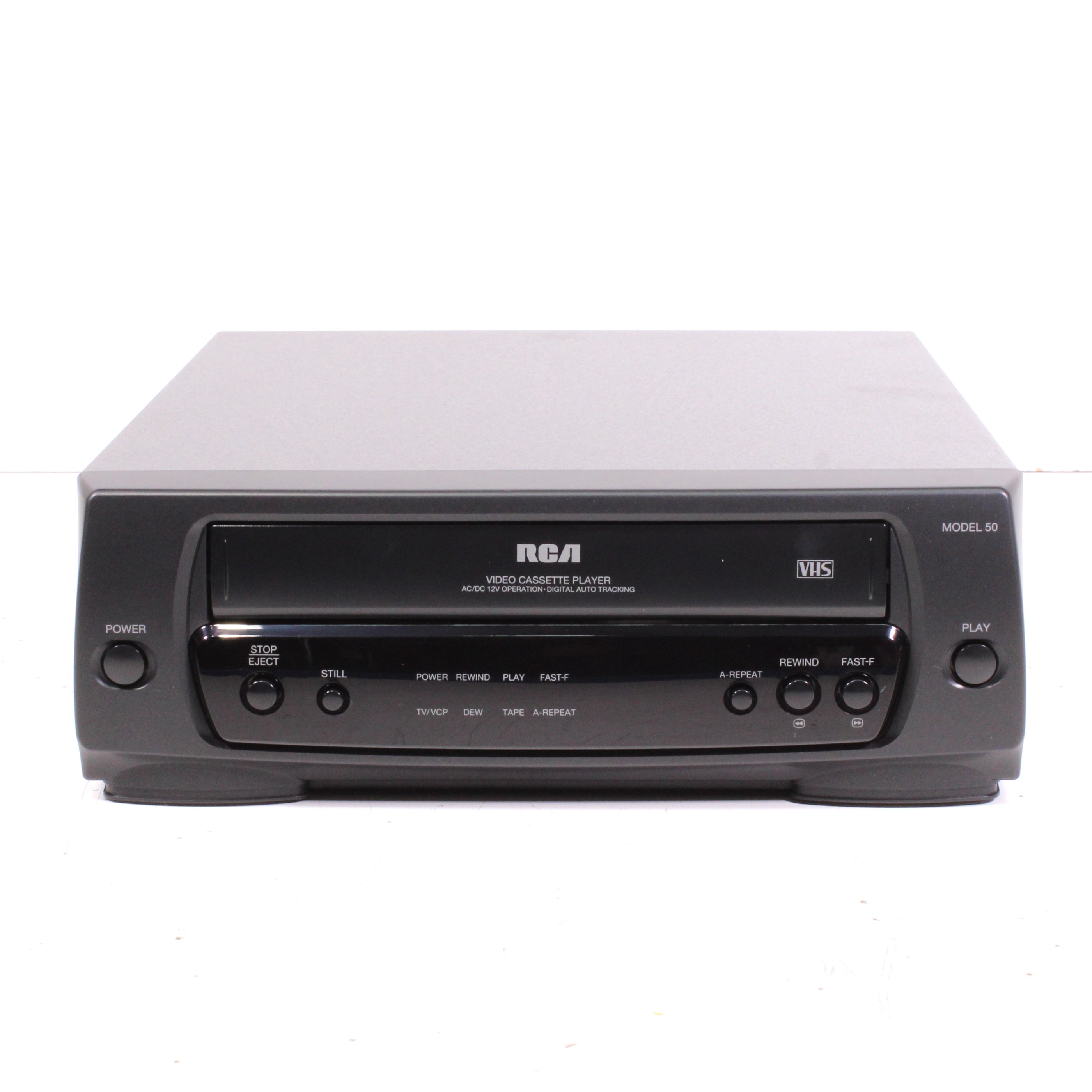 RCA Model 50 16-3200 AC/DC VHS Player Recorder VCR in Original Box (Ne ...