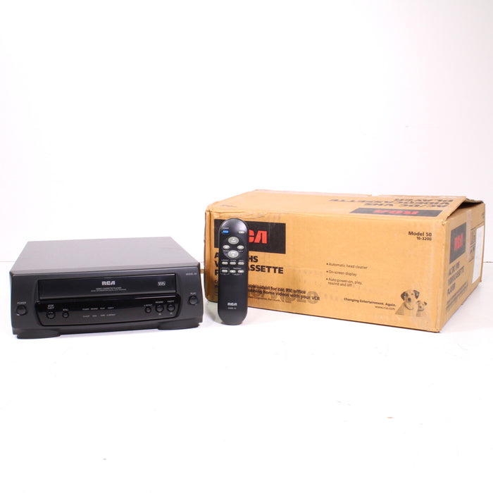 RCA Model 50 16-3200 AC/DC VHS Player Recorder VCR in Original Box (New!)-VCRs-SpenCertified-vintage-refurbished-electronics