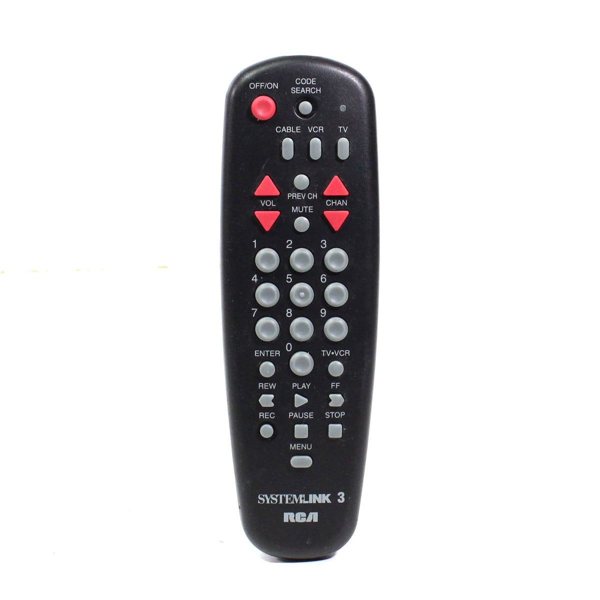 RCA RC300-E 3-Device Universal Remote Control for TV VCR CABLE ...