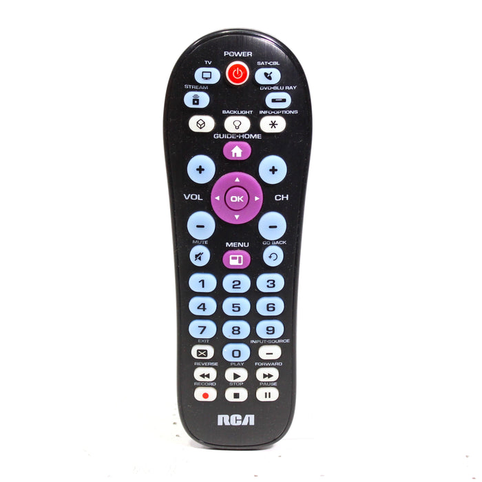 RCA RCR414BHE 4-Device Universal Remote Control for TV Cable Stream DVD/Blu-Ray-Remote Controls-SpenCertified-vintage-refurbished-electronics