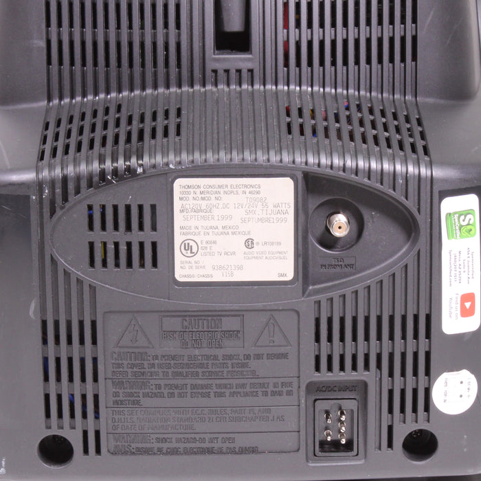 RCA T09082 9" CRT TV/VCR Combo Built-In VHS Retro Gaming (1999)-Televisions-SpenCertified-vintage-refurbished-electronics