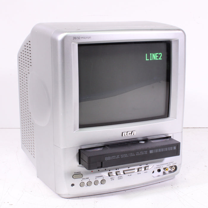RCA T09085 9" CRT TV/VCR Combo Built-In VHS Retro Portable (2001)-Televisions-SpenCertified-vintage-refurbished-electronics