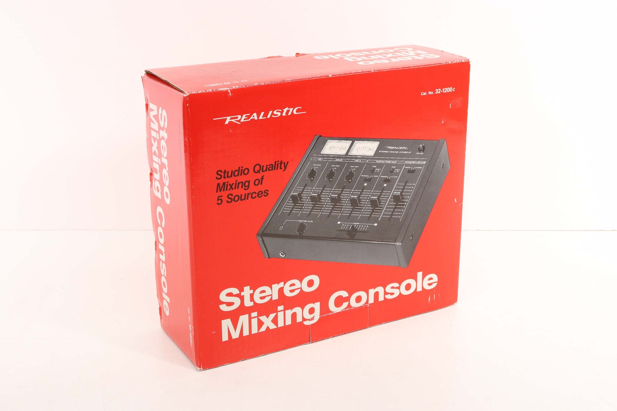 REALISTIC 321200C Stereo Mixing Console (With Original Box)