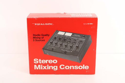 REALISTIC 32-1200C Stereo Mixing Console (With Original Box)-Audio Mixers-SpenCertified-vintage-refurbished-electronics
