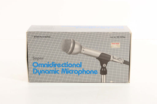 REALISTIC 33-1070B Omnidirectional Dynamic Microphone-Pro Studio Equipment-SpenCertified-vintage-refurbished-electronics