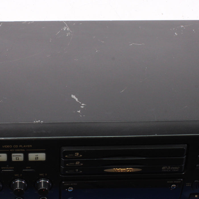 RSQ RSQ-MV333 Karaoke CDG/DVD Player Digital Echo Dual Microphone Inputs-Karaoke Systems-SpenCertified-vintage-refurbished-electronics