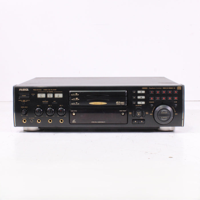 RSQ RSQ-MV333 Karaoke CDG/DVD Player Digital Echo Dual Microphone Inputs-Karaoke Systems-SpenCertified-vintage-refurbished-electronics