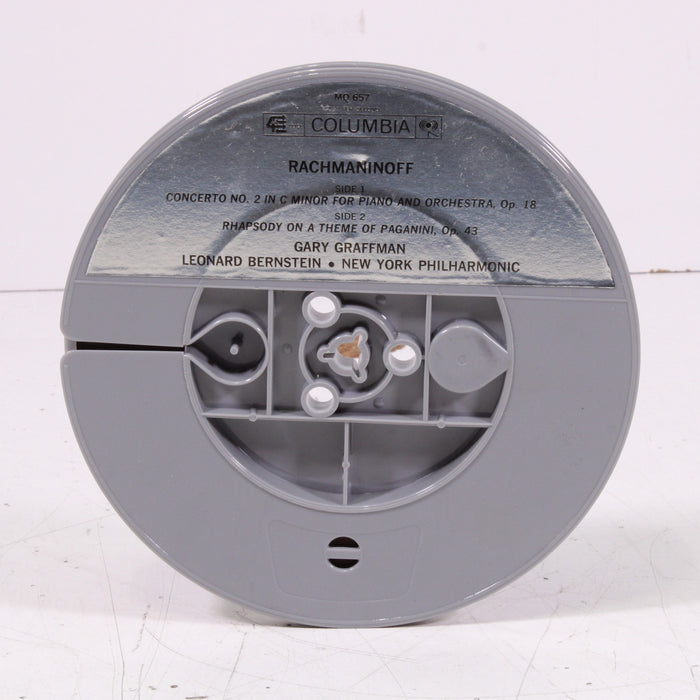 Rachmaninoff – Gary Graffman, Piano – Leonard Bernstein / New York Philharmonic Reel to Reel Tape 7" 1/4" 7½ IPS Columbia Stereo Tape-Reel-to-Reel Tape-SpenCertified-vintage-refurbished-electronics