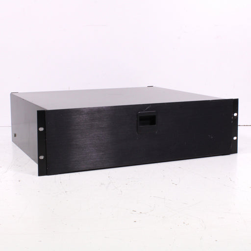 Rack Mount Equipment Drawer 2U Black Steel Locking Storage Rack Shelf-Electronics-SpenCertified-vintage-refurbished-electronics