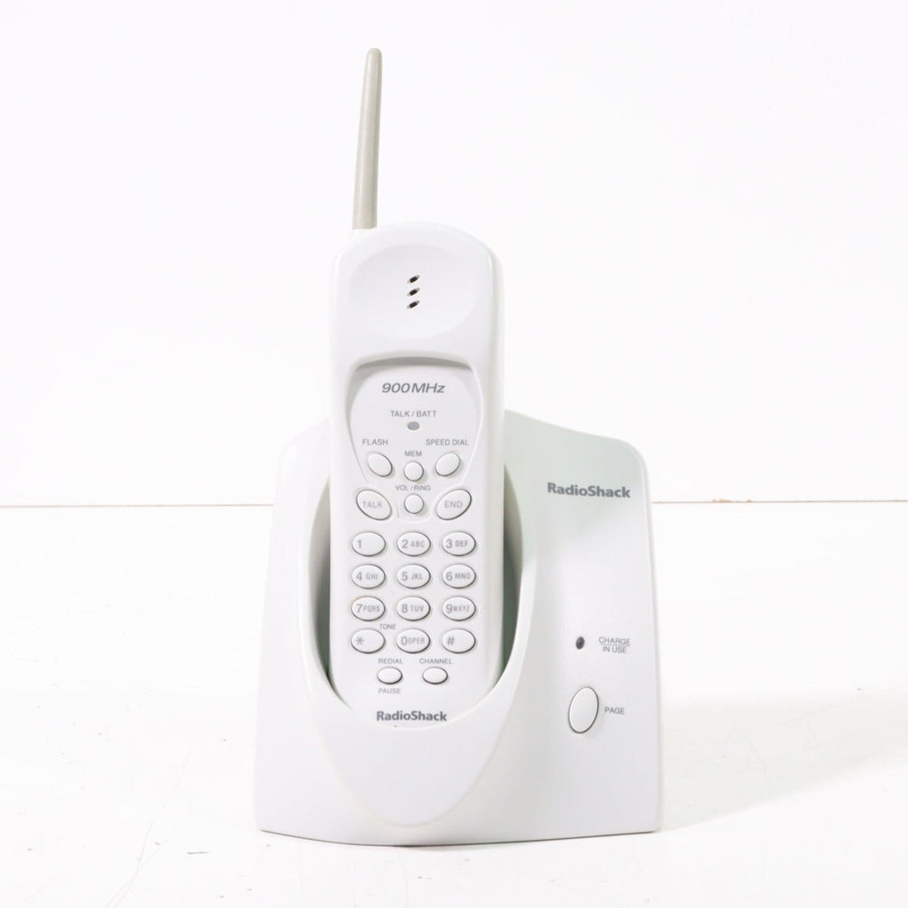 Radio Shack 43-3533 900mhz Cordless Table Wall Phone White