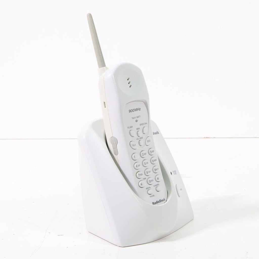 Radio Shack 43-3533 900MHZ Cordless Table Wall Phone White