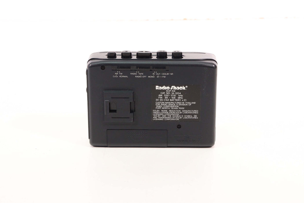 Radio Shack SCP-64 AM/FM Stereo Mate-Cassette Players & Recorders-SpenCertified-vintage-refurbished-electronics