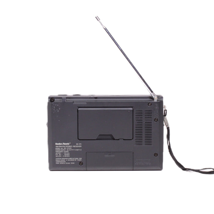 RadioShack DX-375 Portable Shortwave Radio World Receiver AM/FM/LW/SW Digital Tuner (ORIGINAL BOX)-Radios-SpenCertified-vintage-refurbished-electronics