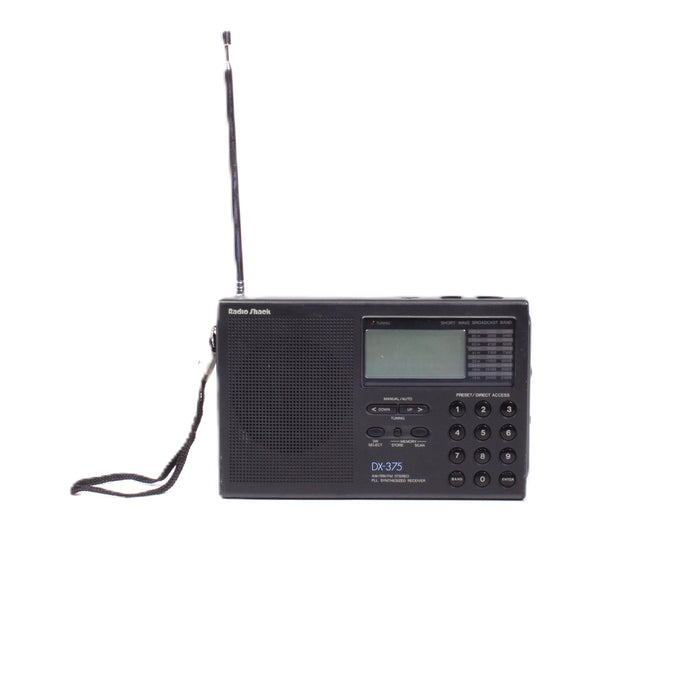 RadioShack DX-375 Portable Shortwave Radio World Receiver AM/FM/LW/SW Digital Tuner (ORIGINAL BOX)-Radios-SpenCertified-vintage-refurbished-electronics