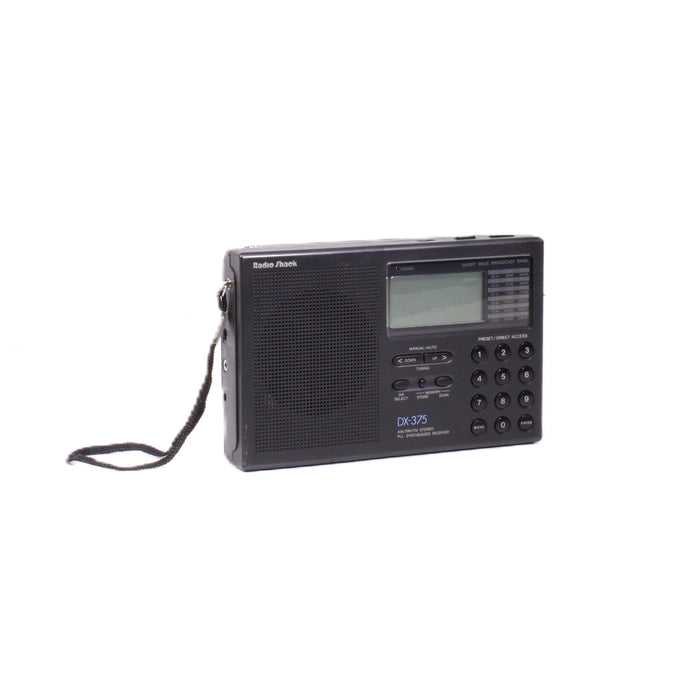 RadioShack DX-375 Portable Shortwave Radio World Receiver AM/FM/LW/SW Digital Tuner (ORIGINAL BOX)-Radios-SpenCertified-vintage-refurbished-electronics