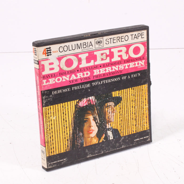 Ravel: Boléro, La Valse, Rapsodie Espagnole / Debussy: Prélude to the Afternoon of a Faun Reel to Reel Tape 7" 1/4" 7½ IPS Columbia Stereo Tape-Reel-to-Reel Tape-SpenCertified-vintage-refurbished-electronics