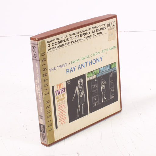 Ray Anthony – The Twist and Swim / Swim, C’mon Let’s Swim Reel to Reel Tape 7" 1/4" 7½ IPS Capitol Records-Reel-to-Reel Tape-SpenCertified-vintage-refurbished-electronics
