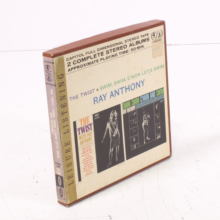 Ray Anthony – The Twist and Swim / Swim, C’mon Let’s Swim Reel to Reel Tape 7" 1/4" 7½ IPS Capitol Records-Reel-to-Reel Tape-SpenCertified-vintage-refurbished-electronics