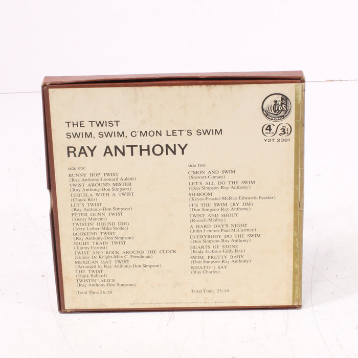 Ray Anthony – The Twist and Swim / Swim, C’mon Let’s Swim Reel to Reel Tape 7" 1/4" 7½ IPS Capitol Records-Reel-to-Reel Tape-SpenCertified-vintage-refurbished-electronics