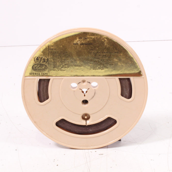 Ray Anthony – The Twist and Swim / Swim, C’mon Let’s Swim Reel to Reel Tape 7" 1/4" 7½ IPS Capitol Records-Reel-to-Reel Tape-SpenCertified-vintage-refurbished-electronics