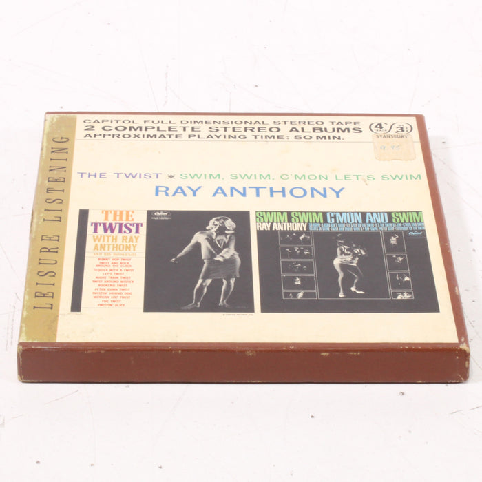 Ray Anthony – The Twist and Swim / Swim, C’mon Let’s Swim Reel to Reel Tape 7" 1/4" 7½ IPS Capitol Records-Reel-to-Reel Tape-SpenCertified-vintage-refurbished-electronics