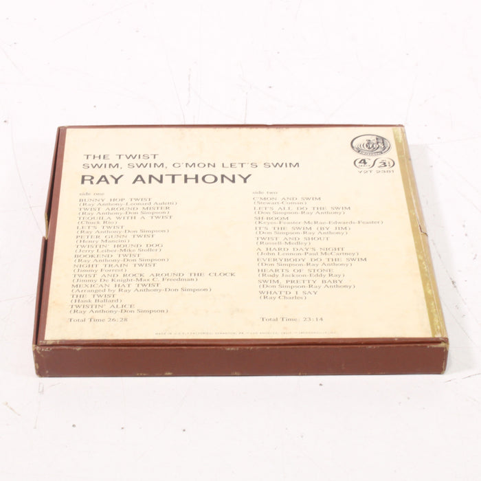 Ray Anthony – The Twist and Swim / Swim, C’mon Let’s Swim Reel to Reel Tape 7" 1/4" 7½ IPS Capitol Records-Reel-to-Reel Tape-SpenCertified-vintage-refurbished-electronics