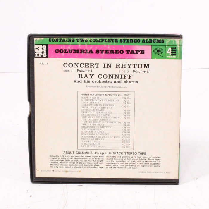 Ray Conniff – Concert in Rhythm & Concert in Rhythm Volume II Reel to Reel Tape 7" 1/4" 7½ IPS Columbia Stereo Tape-Reel-to-Reel Tape-SpenCertified-vintage-refurbished-electronics