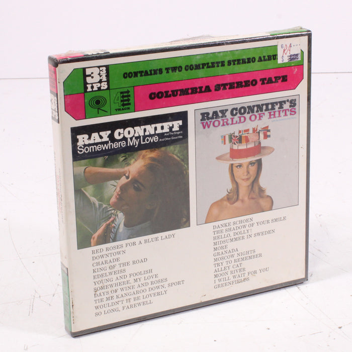Ray Conniff – Somewhere My Love & World of Hits – Contains Two Complete Stereo Albums Reel to Reel Tape 7" 1/4" 7½ IPS Columbia Stereo Tape-Reel-to-Reel Tape-SpenCertified-vintage-refurbished-electronics