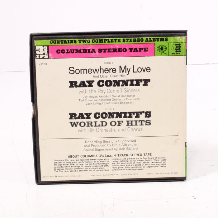 Ray Conniff – Somewhere My Love & World of Hits Reel to Reel Tape 7" 1/4" 7½ IPS Columbia Stereo Tape-Reel-to-Reel Tape-SpenCertified-vintage-refurbished-electronics