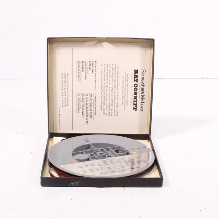 Ray Conniff – Somewhere My Love & World of Hits Reel to Reel Tape 7" 1/4" 7½ IPS Columbia Stereo Tape-Reel-to-Reel Tape-SpenCertified-vintage-refurbished-electronics