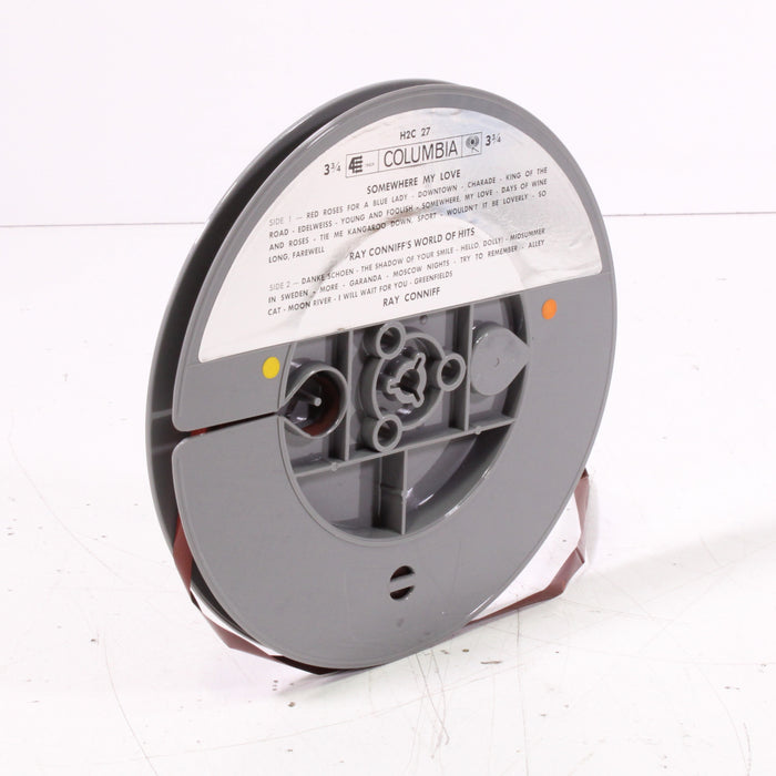 Ray Conniff – Somewhere My Love & World of Hits Reel to Reel Tape 7" 1/4" 7½ IPS Columbia Stereo Tape-Reel-to-Reel Tape-SpenCertified-vintage-refurbished-electronics