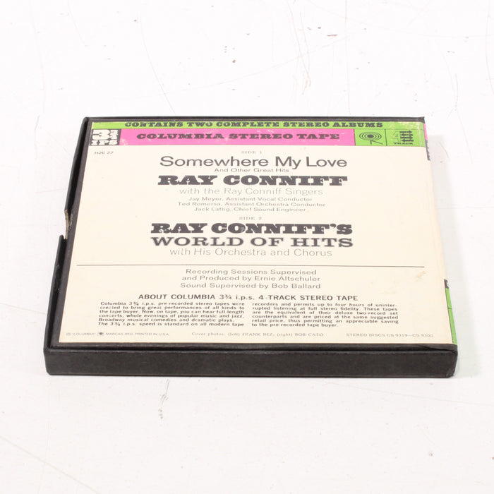 Ray Conniff – Somewhere My Love & World of Hits Reel to Reel Tape 7" 1/4" 7½ IPS Columbia Stereo Tape-Reel-to-Reel Tape-SpenCertified-vintage-refurbished-electronics