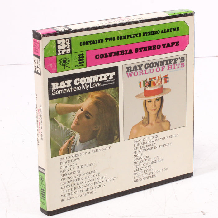 Ray Conniff – Somewhere My Love & World of Hits Reel to Reel Tape 7" 1/4" 7½ IPS Columbia Stereo Tape-Reel-to-Reel Tape-SpenCertified-vintage-refurbished-electronics