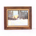 Ray Lamar Winter Cabin Landscape Painting (1981)-Painting-SpenCertified-vintage-refurbished-electronics